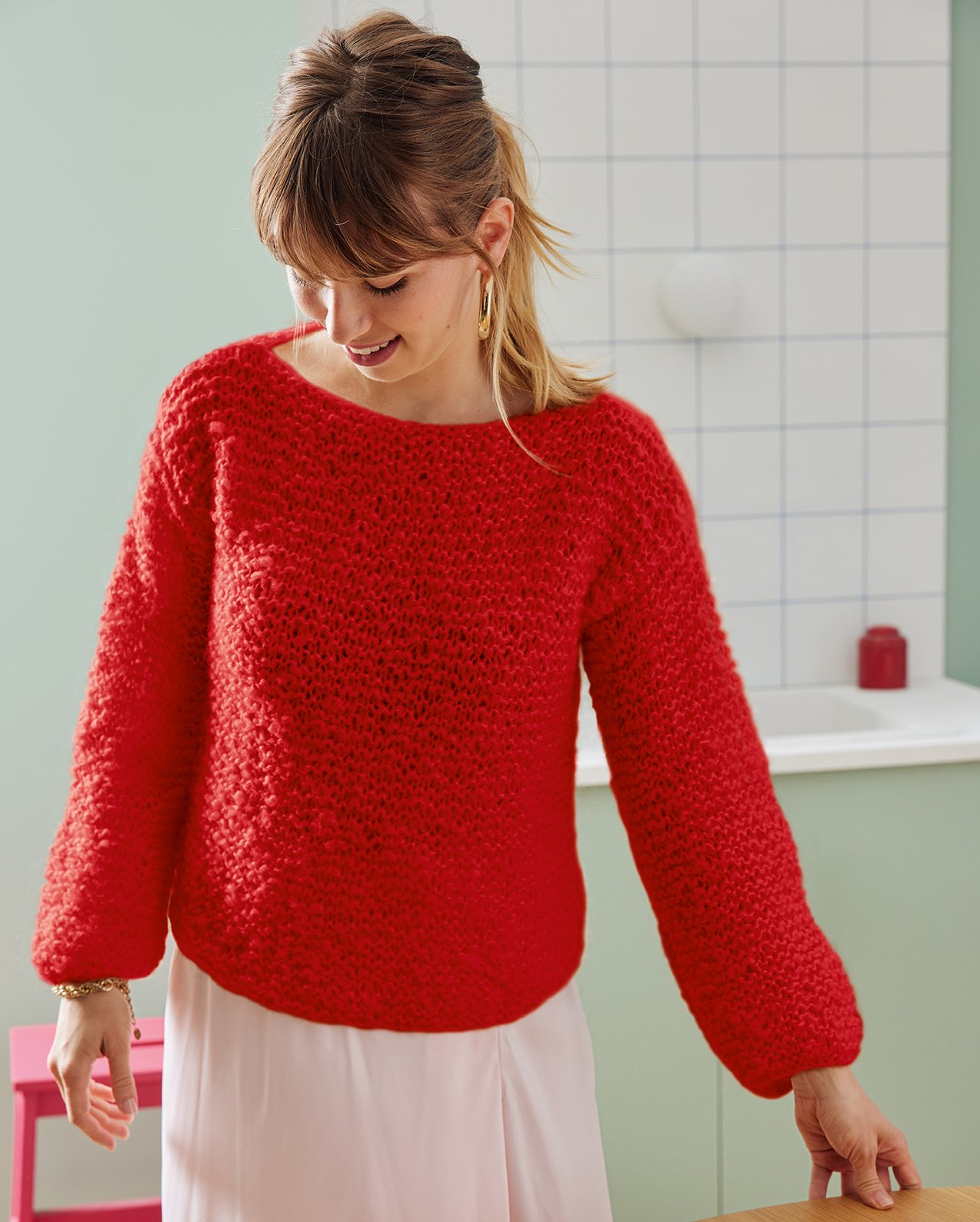 Kit Tricot Pull Femme Drucila