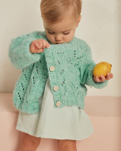 Gilet Bébé Gilet Fillette Tricot Modele Gratuit Gilet Bebe Au
