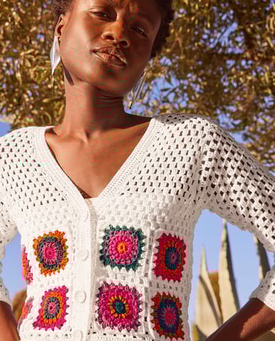 Bergère De Gilet Long Tricot Femme Veste Longue Modele Tricot