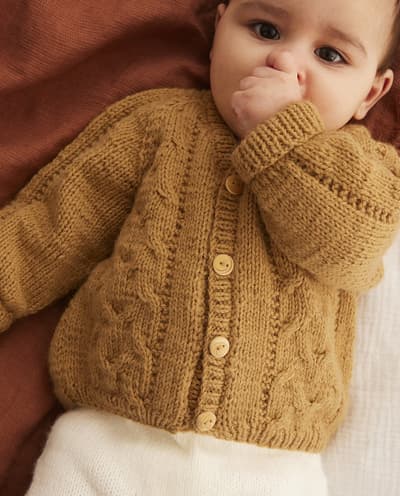 Modèle Tricot Layette Brassiere Garcon Naissance Phil Douce