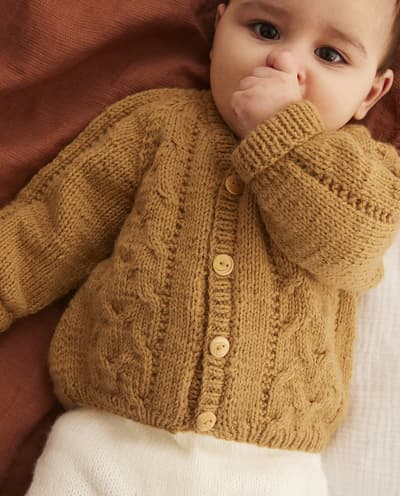 Modèle Tricot Layette Brassiere Garcon Naissance Phil Douce