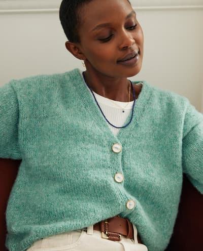 Cheval Blanc Modele Tricot Gratuit Gilet Femme FIL A TRICOTER