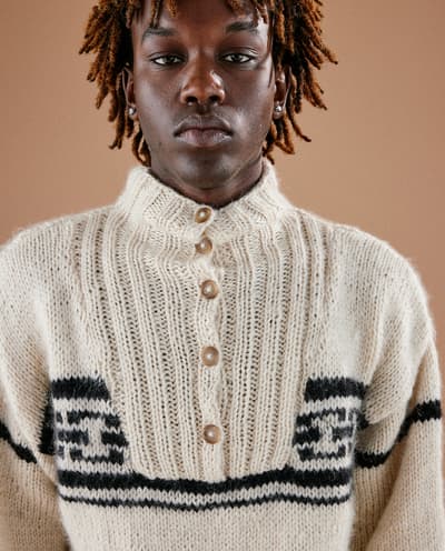 Modèle Tricot Pull Avec Une Manche Pull Camionneur Tricoter Un