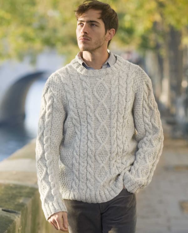 MODÈLE PULL HOMME PHIL FRIMAS • Phildar • Happywool