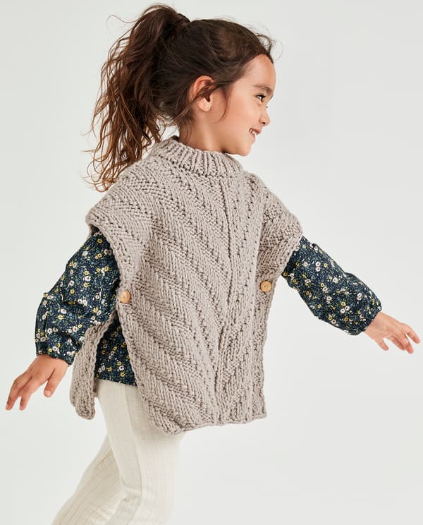 Poncho fille Népal - Ponchos enfants - Vêtements enfants Poncho fille Népal - Ponchos enfants - Vêtements enfants