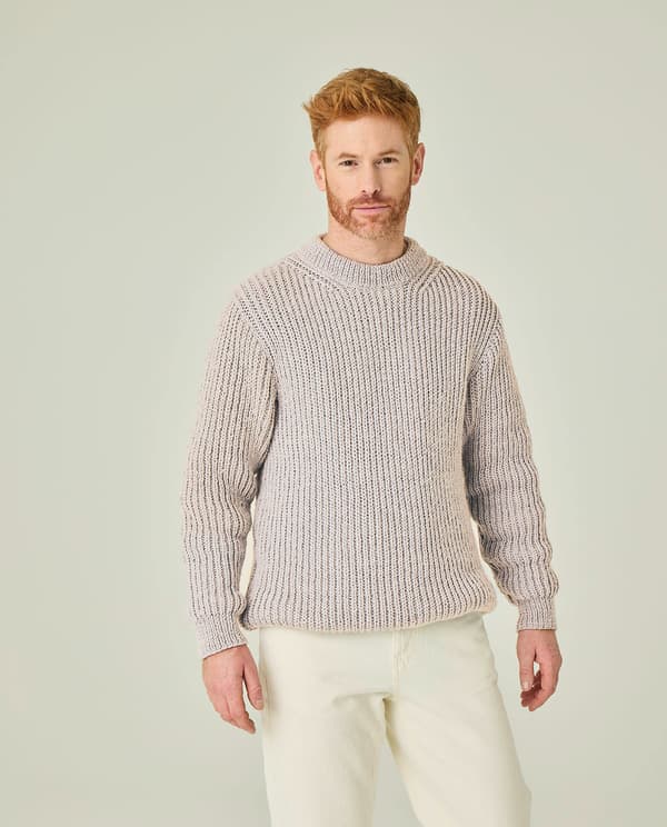 MODÈLE PULL HOMME BACHIR Modèles Homme • Phildar • Happywool