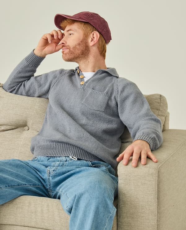 MODÈLE PULL HOMME BENJAMIN Modèles Homme • Phildar • Happywool