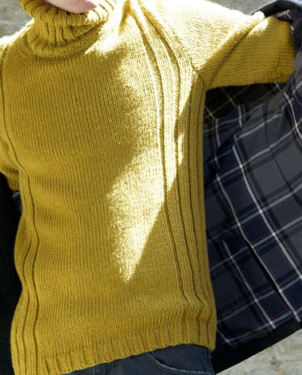 MODÈLE PULL HOMME PHIL LOOPING Homme • Phildar • Happywool